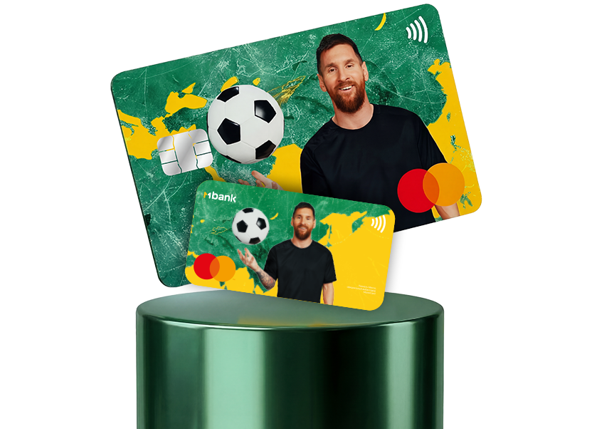 С картой Messi Mastercard Gold