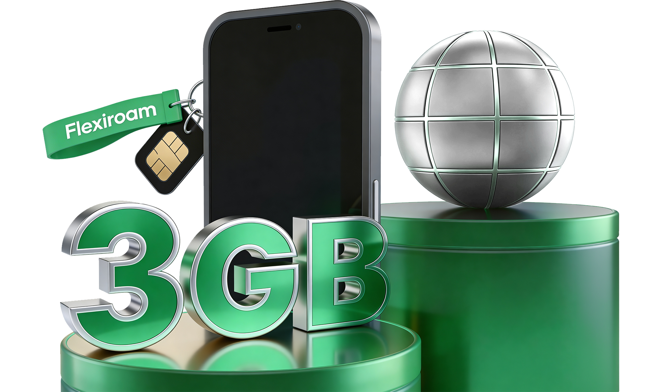 3 ГБ роуминга с Flexiroam eSIM