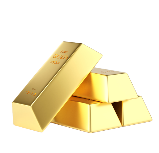 Золотые мерные слитки