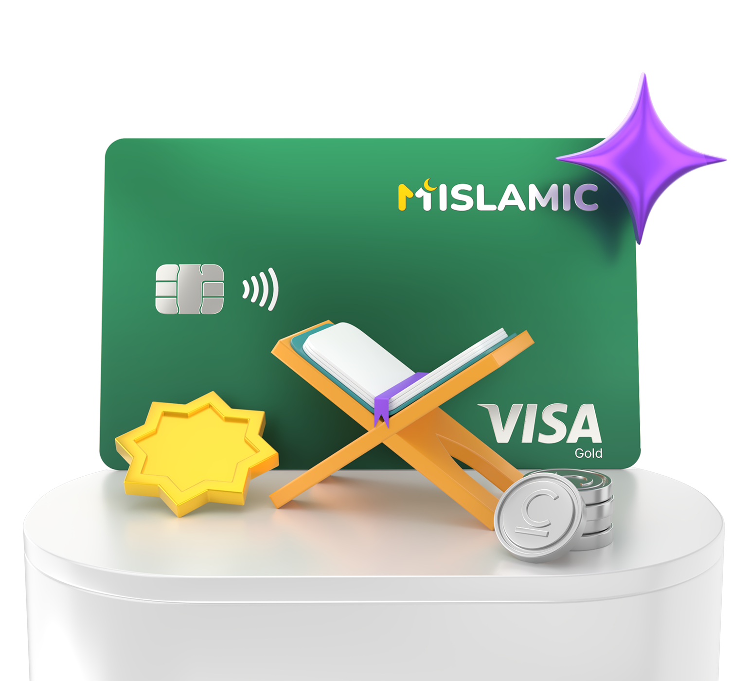 Карта VISA MISLAMIC GOLD